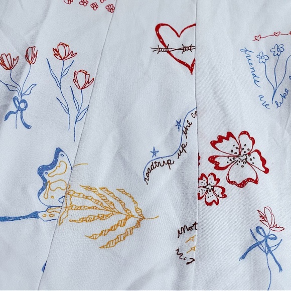 L.A. Hearts size Xs white corset mini dress with scoop neck & open back NWT - Picture 11 of 16